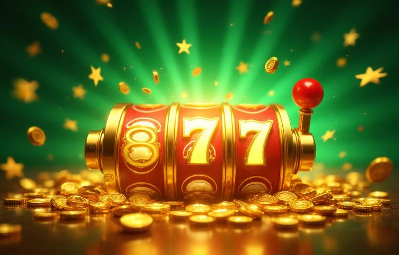 Bonus rounds — glowing spinning reels, gold coins and stars burst