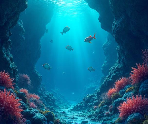 Ocean magic themed slot gameplay